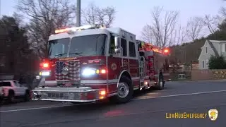 Millwood FD Ladder 52 & Mini Attack 10 Responding