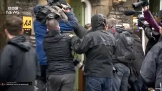 Moment Photographers have Fight outside Polling Station 08/06/2017 (Funny)