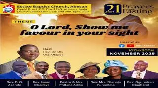 EBCA PRAYER AND FASTING
