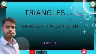 Triangles converse of Thales theorem 