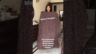 Namaz Chadar l zhalay sarhadi l Famous actress feedback l