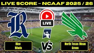 🔴 Rice Owls vs North Texas Mean Green | NCAAF Football | Live Score Update Nov 23