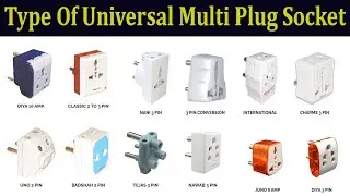 Type Of Universal Multi plug Socket - Travel Adapter || Verma Electricals