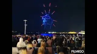 DUBAI BLUEWATER ISLAND DRONE SHOW 2023 MUST WATCH