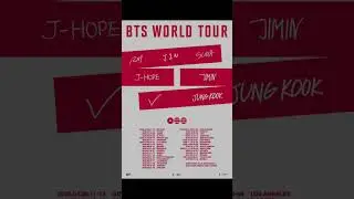 BTS WORD TOUR FECHAS MEXICO Y LATAM | #kpop #bts #btsworldtour
