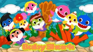 Sing & Learn with Baby Shark 🌊🦈 | Ocean Colors Song for Preschool Kids