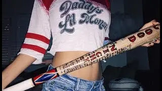 DIY Harley Quinn Baseball Bat Tutorial