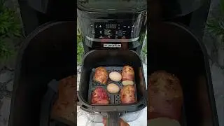 Air Fryer Boiled Sweet Potato & Eggs | Healthy, Easy & Protein-Packed Meal! 🥔🍳