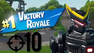 Dark Sentinel outfit gameplay! - 10 Eliminations Solo Victory Royale | Fortnite