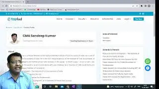 CMA Offline Exam Upadates | Sandeep Kumar, FCMA