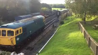 Trains at norden (swanage railway)
