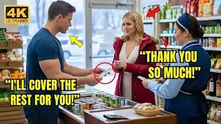 Poor Single Dad Clerk Pays for a Hungry Woman, Not Knowing Who She Is