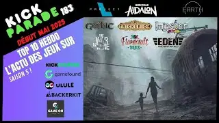 SAISON 5 ! TOP 10  et L'actu hebdo des jeux sur Kickstarter, Gamefound, Ulule...#183