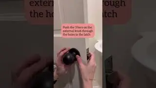 Full steps on how to install Probrico door knobs.