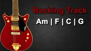 Hard Rock Guitar Backing Track in A Minor | 130 BPM |