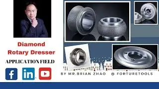 What fields does diamond rotary dresser used in?