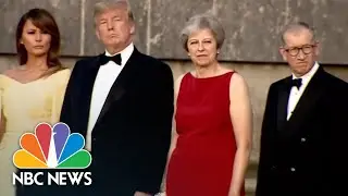 President Donald Trump Greeted With British Pomp And Ceremony | NBC News