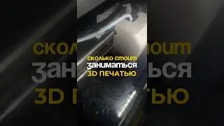 Сколько стоит заниматься 3D печатью? #3дпечать #3dprinter #3dпринтер #3dпечать #сколькостоит #3d