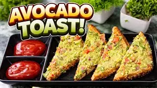 Avocado toast 🥑 Tasty healthy and good for weight loss, high fiber toast with high protein 🤗