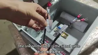 Wiring method for four wire vortex flowmeter and flow control cabinet 四线制涡街流量计与流量控制柜接线方法