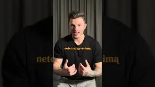 Jeigu nevertini pinigų tu jų negalėsi turėti daugiau #motyvacija