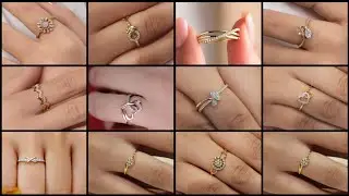 Elegant 22K Gold Ring for Girls | Simple Gold Ring Collection for Daily Use