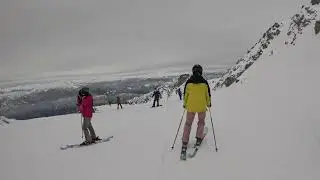 Spanky's Ladder Run Blackcomb Mountain Canada Snowboarding 