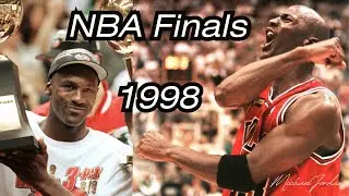 MJ's Last Shot with the Chicago Bulls | 1998 NBA Finals