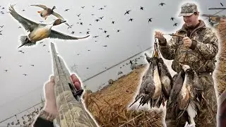 EPIC 5-MAN LIMIT | Late Season DUCK HUNTING in the FOG (Pintails Everywhere!)