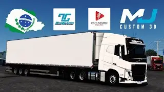 🚛 4K [POV] VOLVO FH 460 SOM REALISTA BAÚ FRIGORÍFICO - MAPA SUL PARANÁ Campo do Tenente p/ Curitiba.