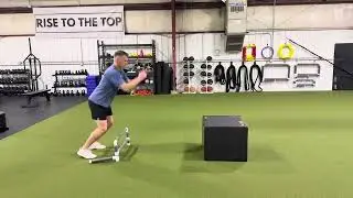 Mini Hurdle Hop to Box Jump