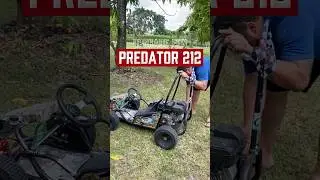 Coleman RealTree RTK100 upgrade swap to Predator 212 cc motor Go kart fun