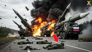 Ukraine HIMARS Strike Destroys Russian Convoy