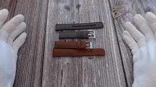 Leather and Cordura Fabric Hybrid Rubber Straps from Barton