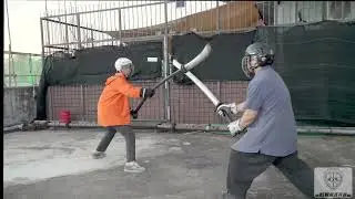 RSW anderson naginata + throwing dagger vs hon wing straight nodachi