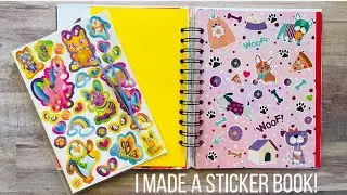 I made a Sticker Book! • Don’t knock it until you try it❤️ • #stickers #stickerbook #relaxcutglue