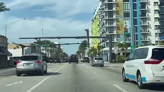 Hollywood, Florida &ndash; Driving through #driving #florida