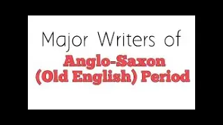 Anglo-Saxon Age Writers and Beowulf || Full Explanation for UGC NET & BA/MA || in Detail