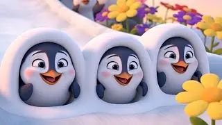 Penguins Hide and Seek Song 🐧🎵 | Fun Kids Rhyme 3D Animation