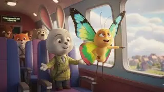 तितली उड़ी उड़ ना सकी 🦋 | Funny Kids Rhyme | Butterfly Cartoon Song in Hindi