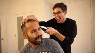 he buzzed all my hair off