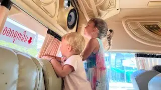 в Камбоджу с двумя детьми /border run/ visa run