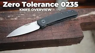 Нож Zero Tolerance 0235 Slip Joint | 5-минутный обзор | Atlantic Knife