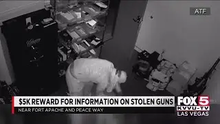 ATF, firearms industry offer $5K reward after 6 guns were stolen from Las Vegas business