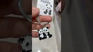 Satisfying panda#keyring#shorts#hongkong