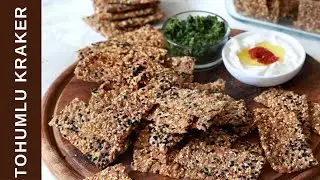 Çekirdekli Tohumlu Kraker | Unsuz çıtır çıtır Omega 3 lokmaları | Sağlıklı atıştırmalık