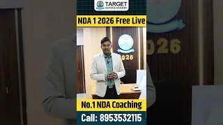 NDA 1 2026 Live Classes | NDA Exam Preparation Videos 2026 | NDA Live Classes #nda