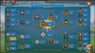 guild showdown division with CaE ,TWK,#SM,K^Afull match till final #lordsmobile