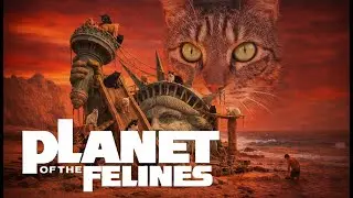 Planet of the Felines 😸🙈 1968 Planet of the Apes parody with cats 😹
