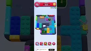 colour block jam level 716 #colorblock #puzzlegame #games #gameshorts #veryhardlevel